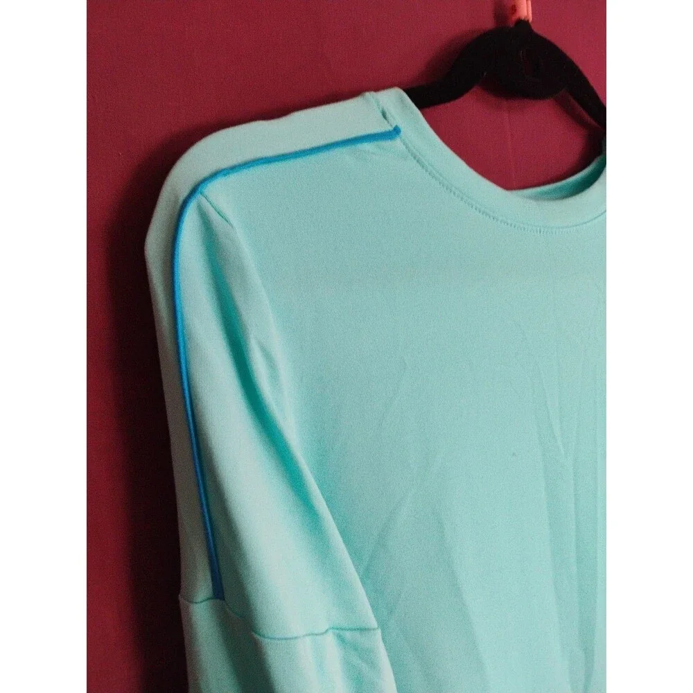 All in Motion XL (16) Long Sleeve Soft Stretch Light Blue Tee